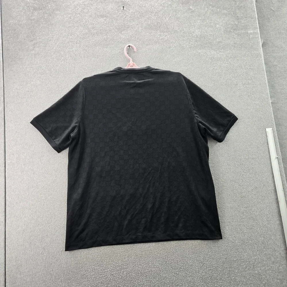 Nike Men Shirt 2XL Black FC 2018 Logo‎ Embroidery Striped Stripe Activewear